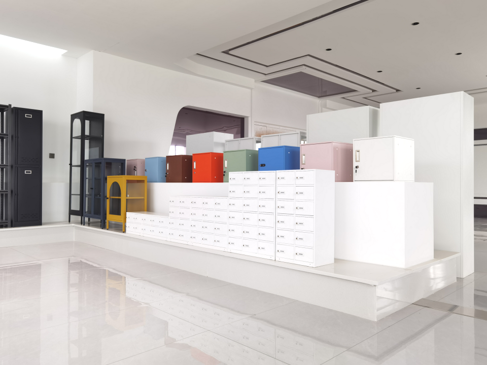 home use decoration dispaly cabinets and small cabinets with code lock
