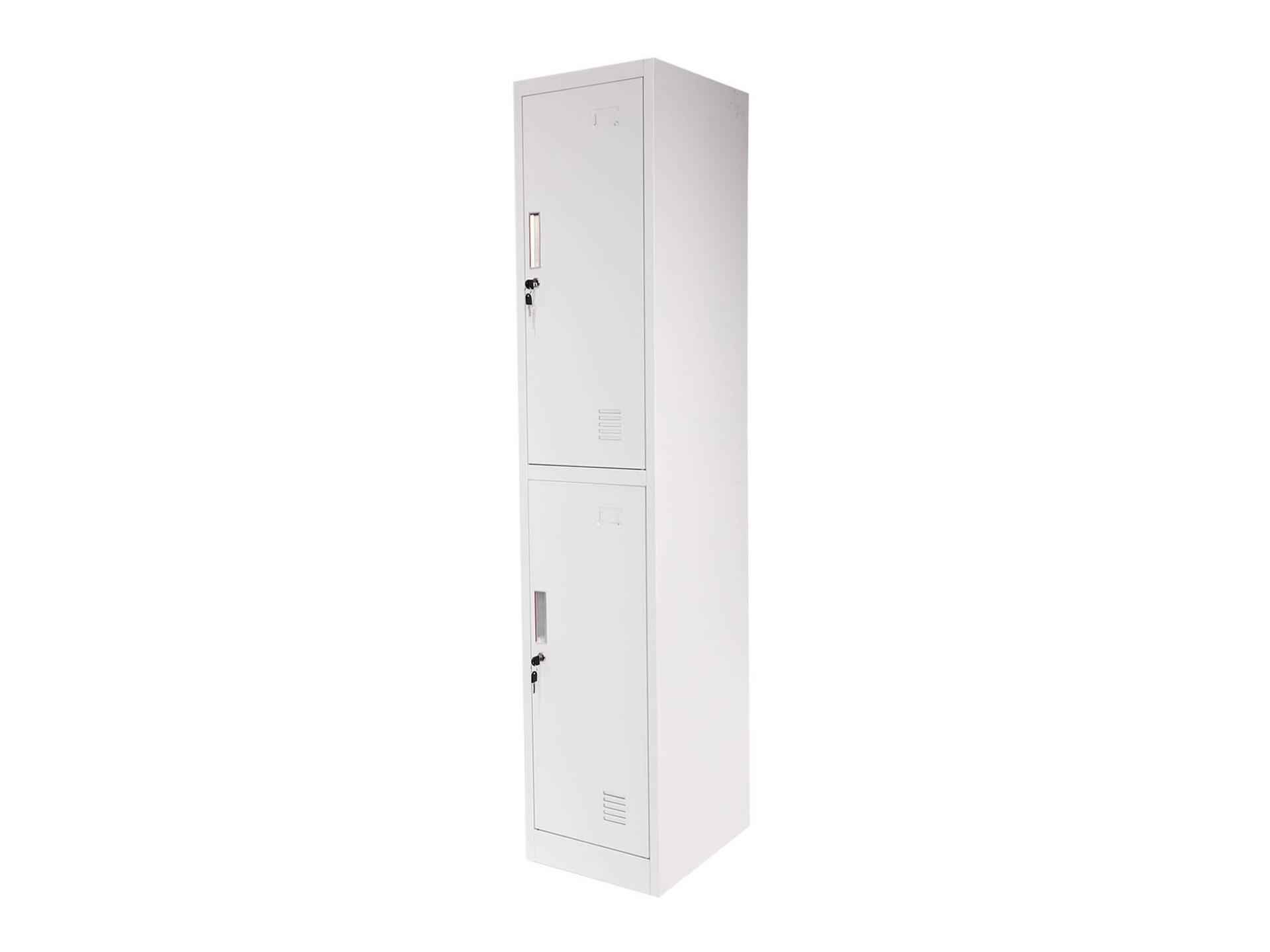 2 tiers metal locker for employees
