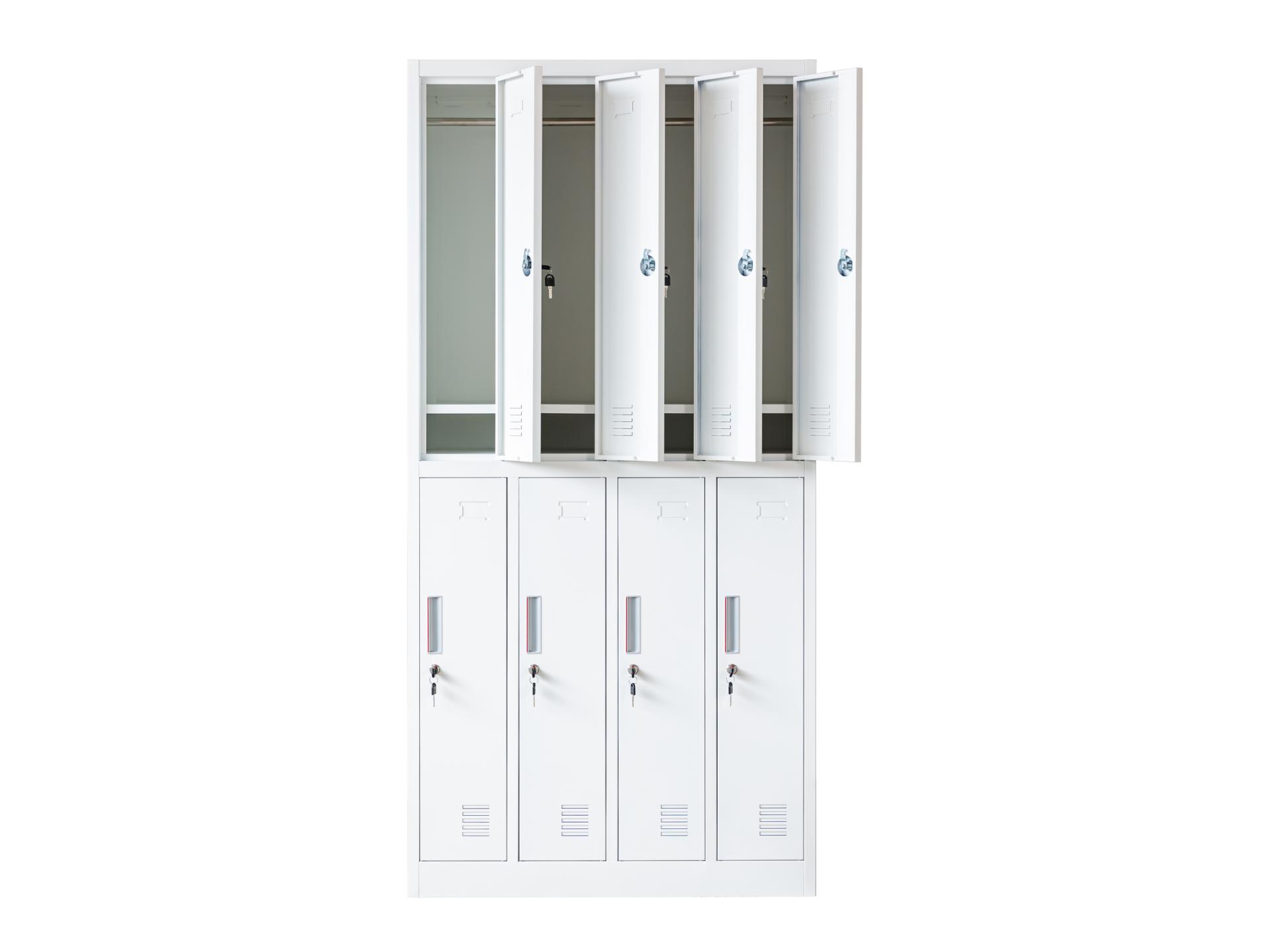 Global Industrial Single Tier Locker 12"x18"x60" Gray | 1 Door Steel Locker, Ready To Assemble, For School, Gym, Office