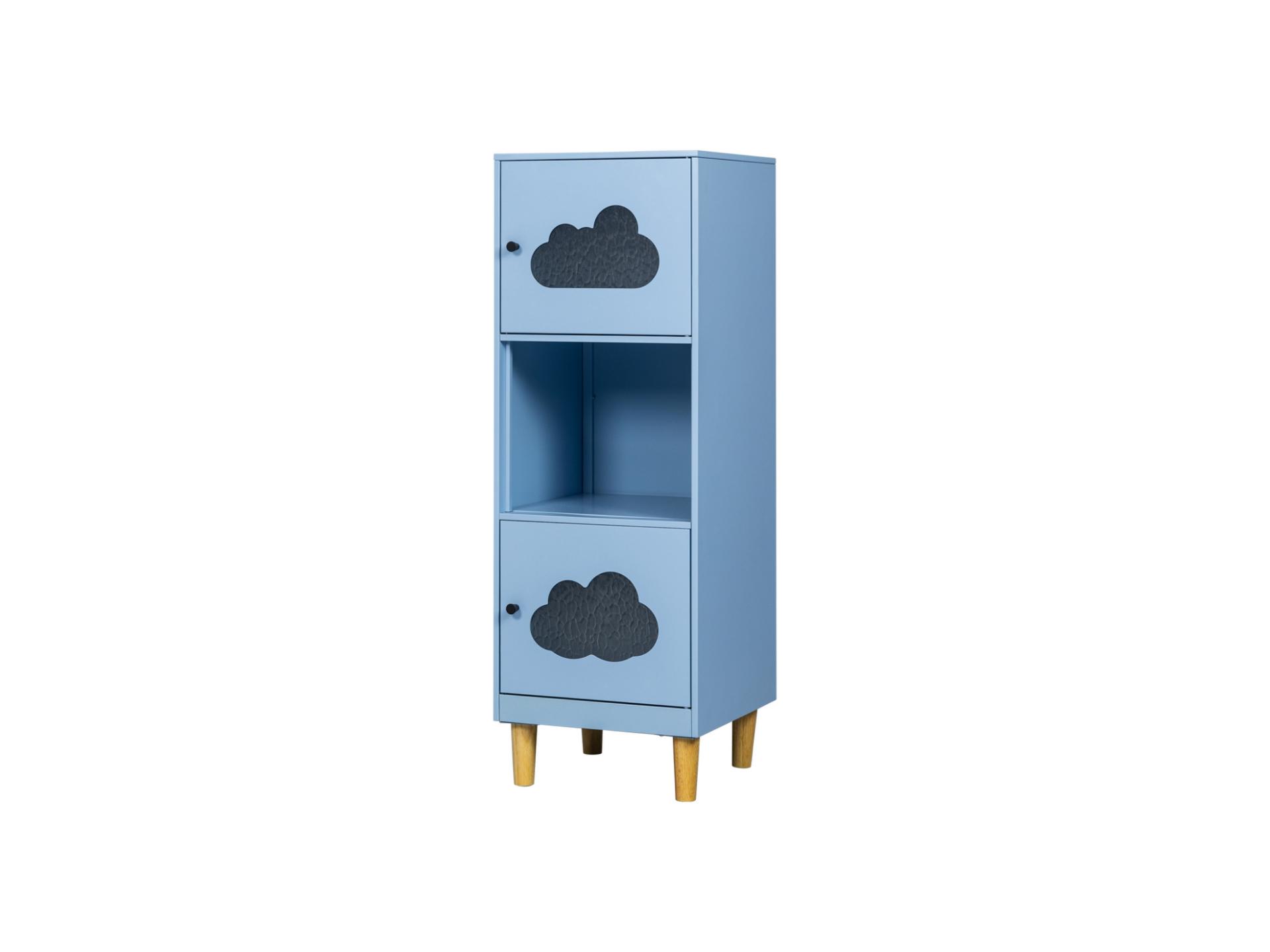 blue home storage cabinet