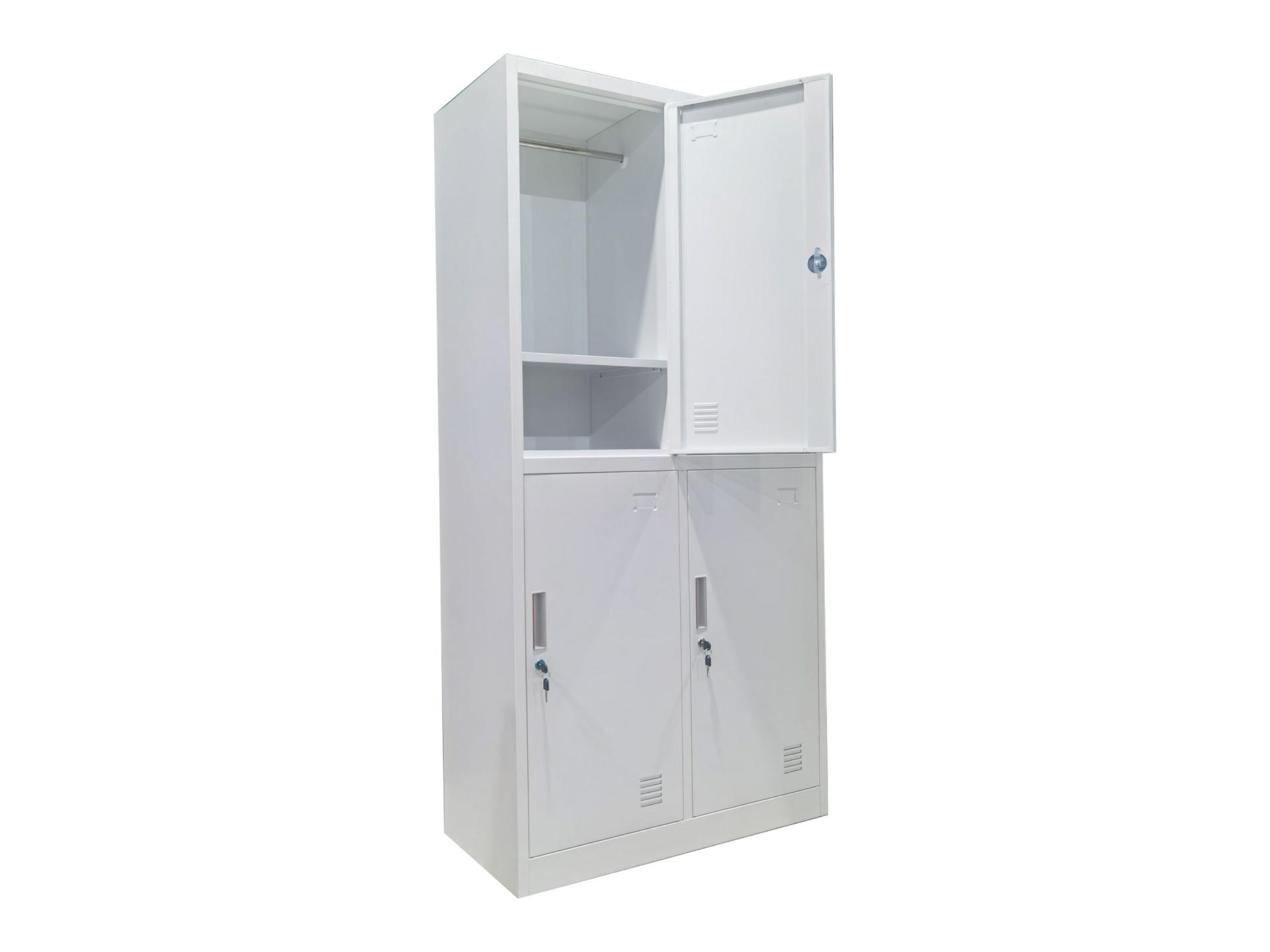 industrial white wardrobe locker
